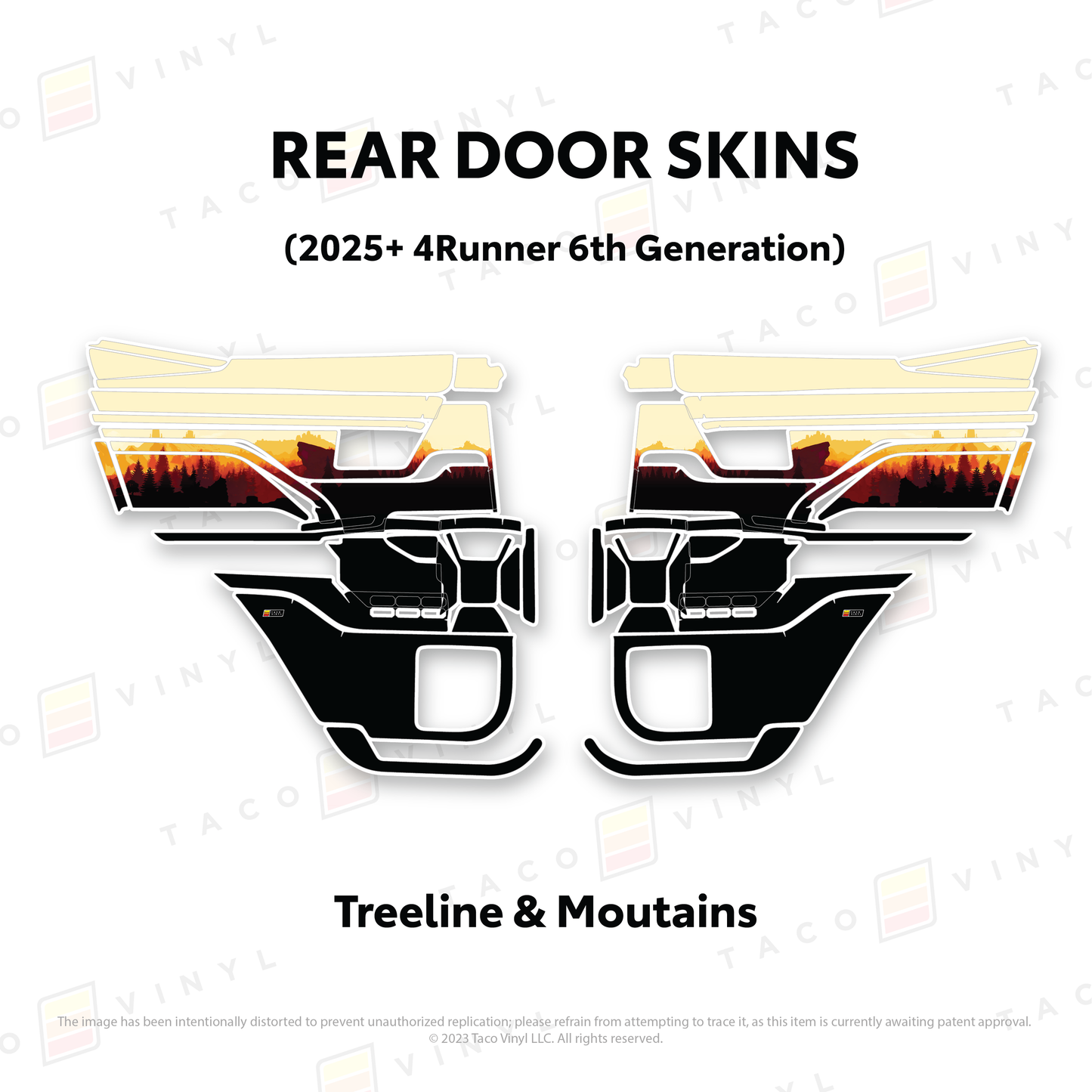 2025+ 4Runner Door Skins
