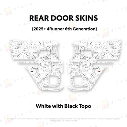 2025+ 4Runner Door Skins