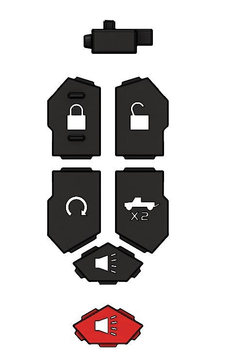Injection Fob IF018 (2019+ Chevy/GMC Truck) - RED