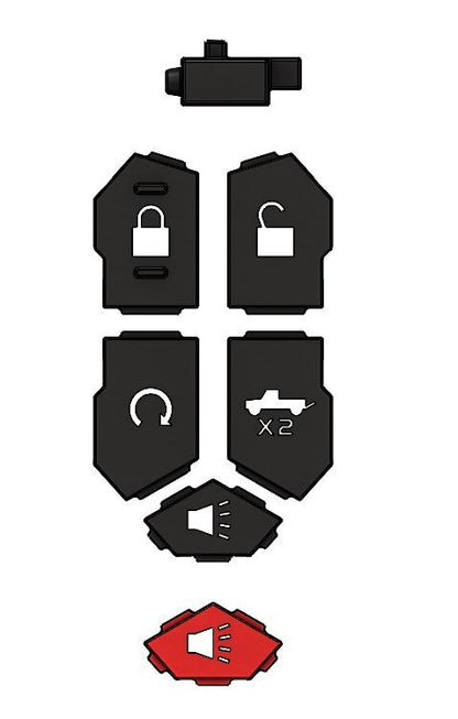 Injection Fob IF018 (2019+ Chevy/GMC Truck) - RED