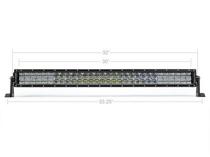 32" Lower Bumper Hidden LED Light Bar Brackets Kit For 2014-2022 Chevy Colorado