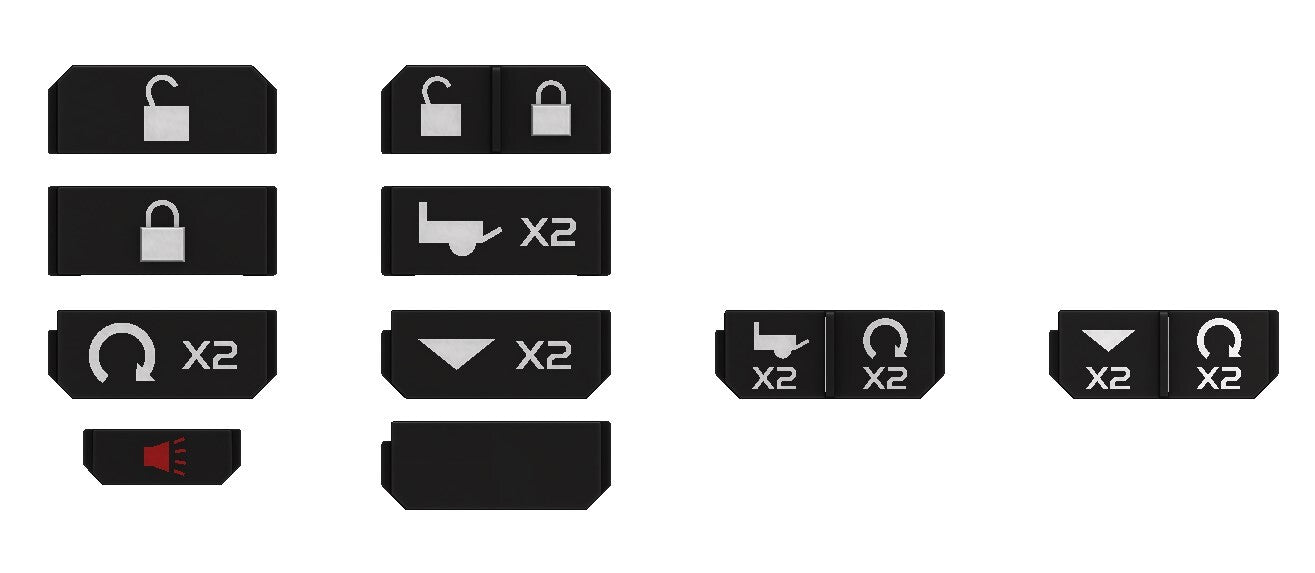 Injection Fob IF021 (2019+ RAM) - BLUE