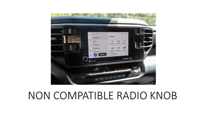 V1 Radio + Drive Mode Knob Set (2022+ Tundra) - BLACK