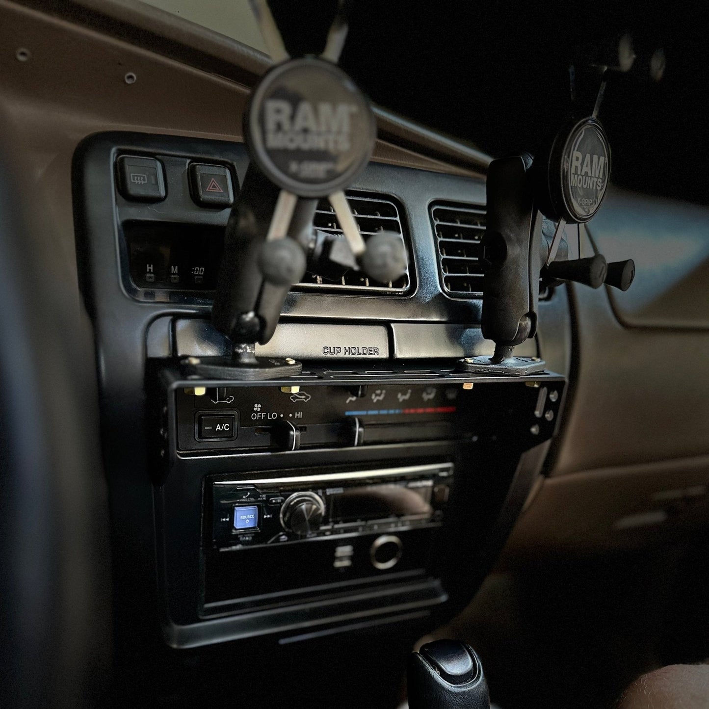 3rd Gen 4Runner Phone Dash Mount | Modular Accessory Mount (MAM) | (1996-2002)