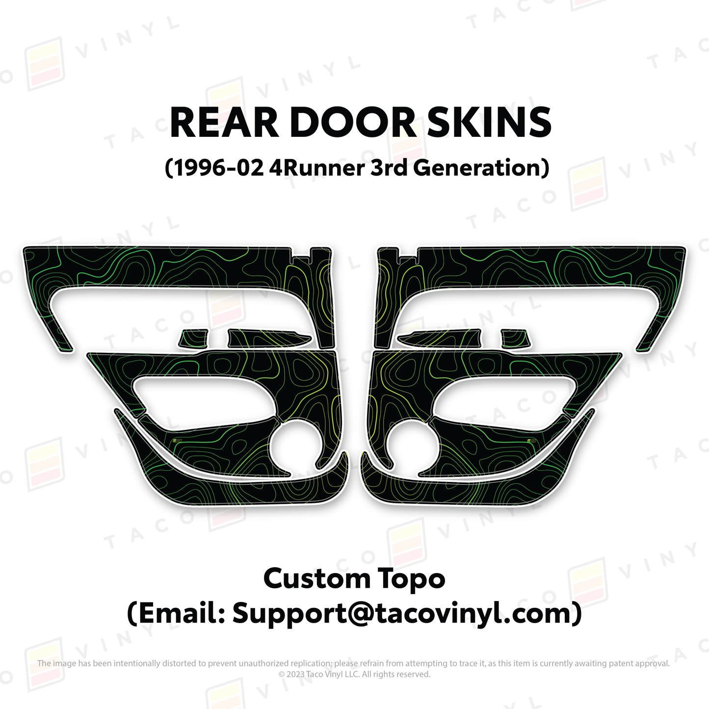 1996-2002 4Runner Door Skins