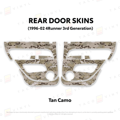 1996-2002 4Runner Door Skins