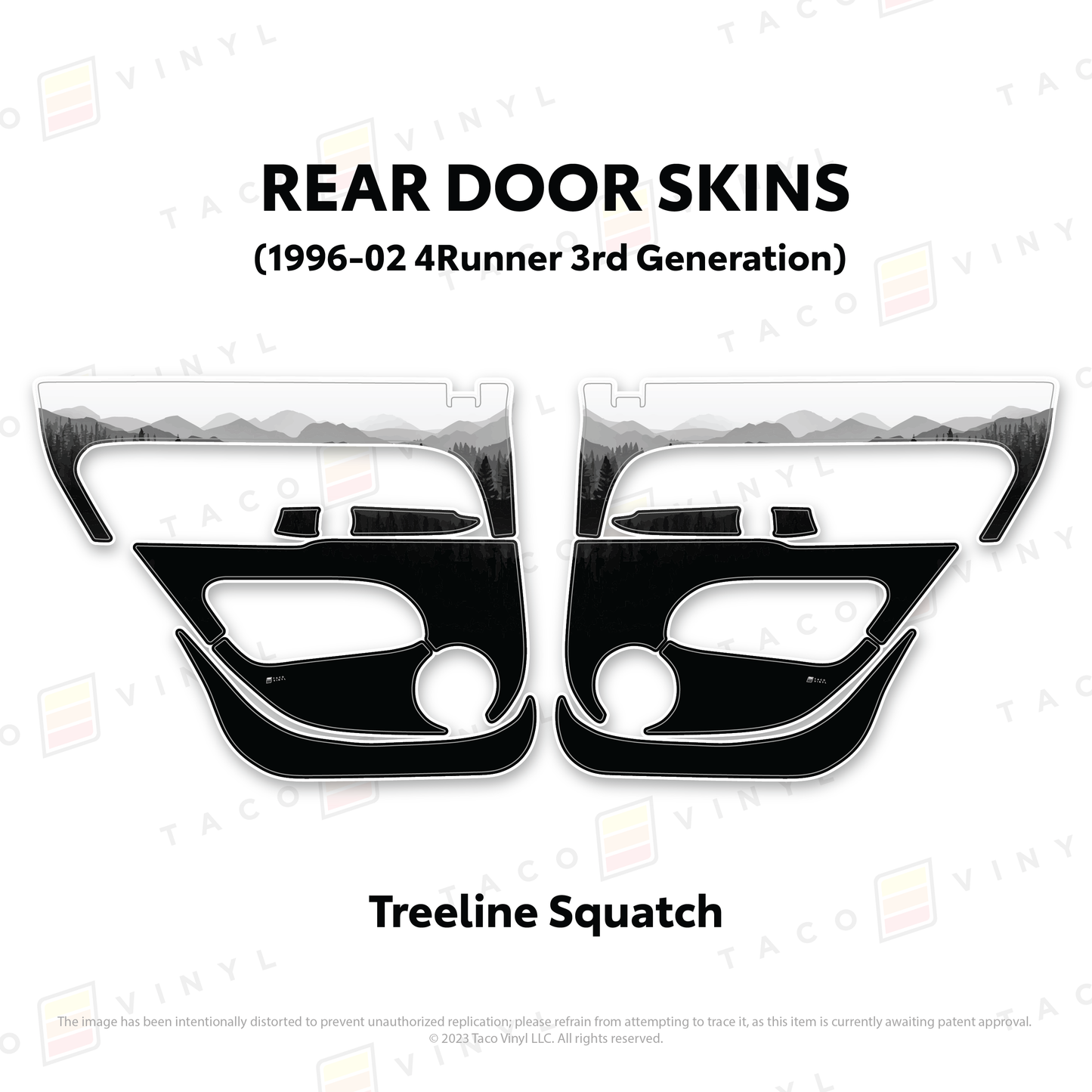 1996-2002 4Runner Door Skins