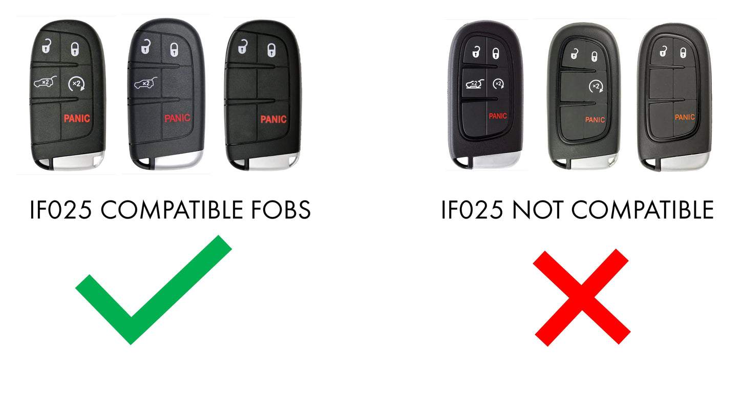 Injection Fob IF025 (Jeep Smart) - WHITE
