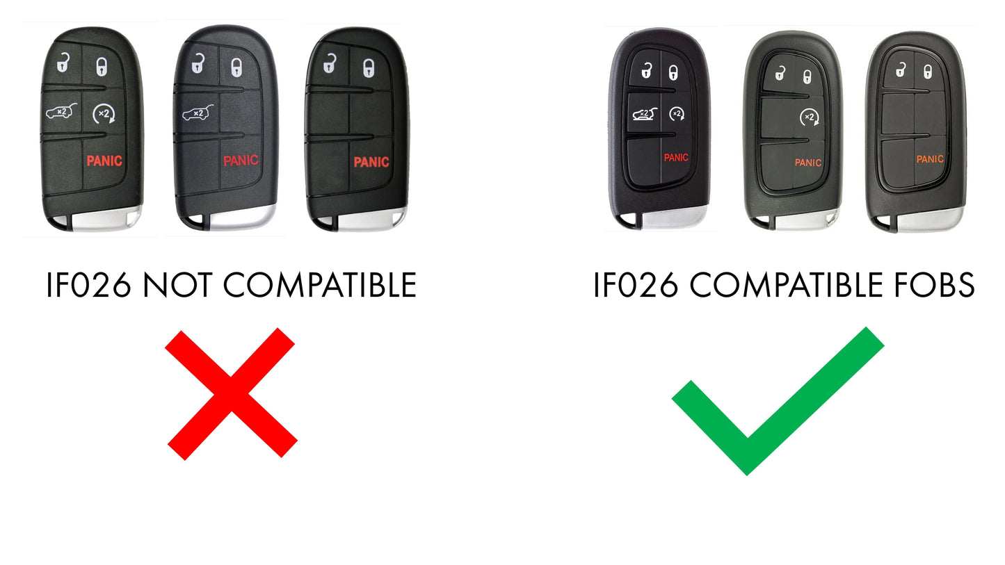 Injection Fob IF026 (Jeep Smart) - GRAY