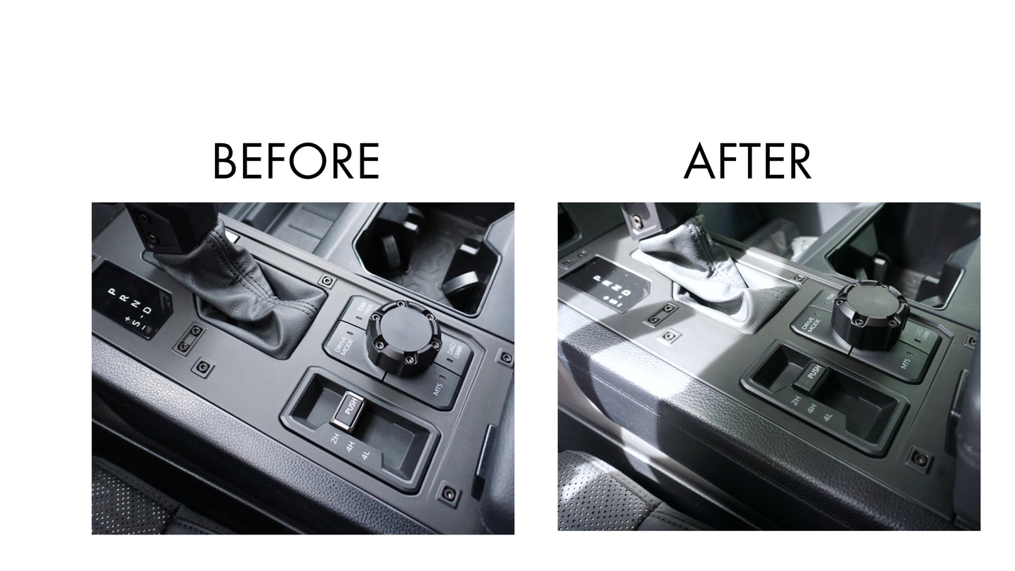 4x4 Button Trim (2022+ Tundra) - LUNAR ROCK