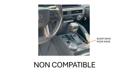 V2 Radio Knob + Drive Mode Knob + Climate Knobs (2024+ Tacoma / 2025+ 4Runner) - BLACK