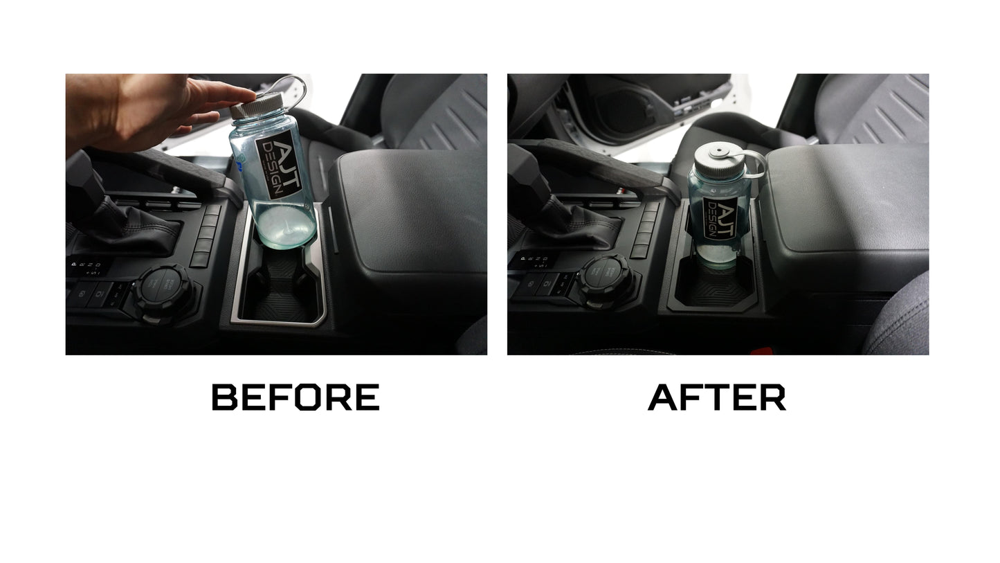 Oversize Cup Holder (2024+ Tacoma) - LUNAR ROCK/BLACK