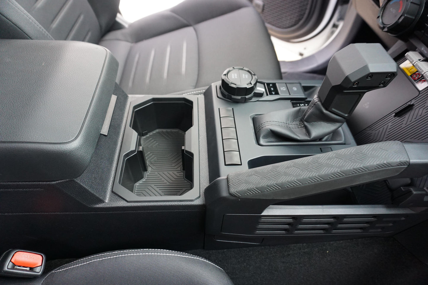 Oversize Cup Holder (2024+ Tacoma) - WHITE/BLACK