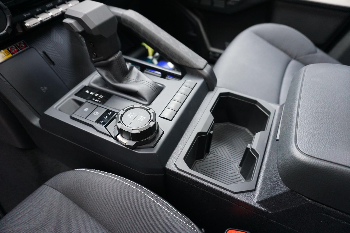 Oversize Cup Holder (2024+ Tacoma) - WHITE/BLACK