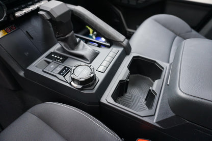 Oversize Cup Holder (2024+ Tacoma) - WHITE/BLACK