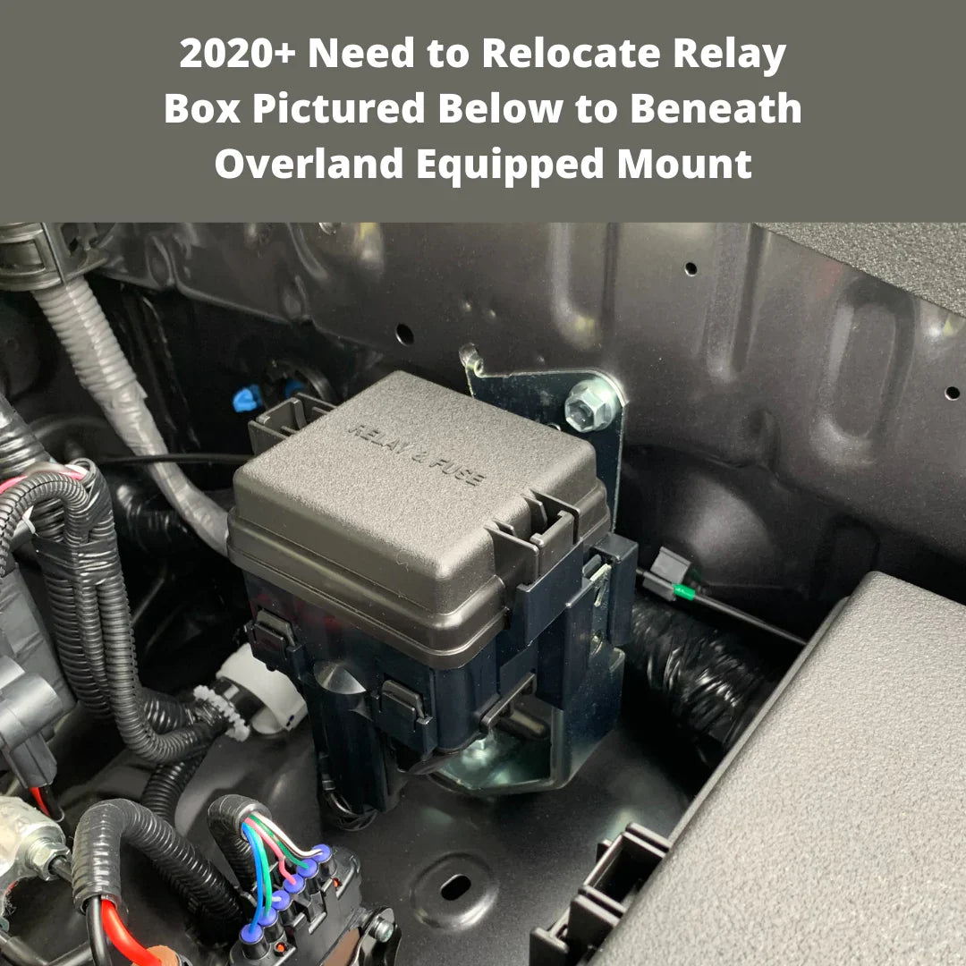 2010-2024 Toyota 4Runner Auxbeam Engine Bay Controller Mount