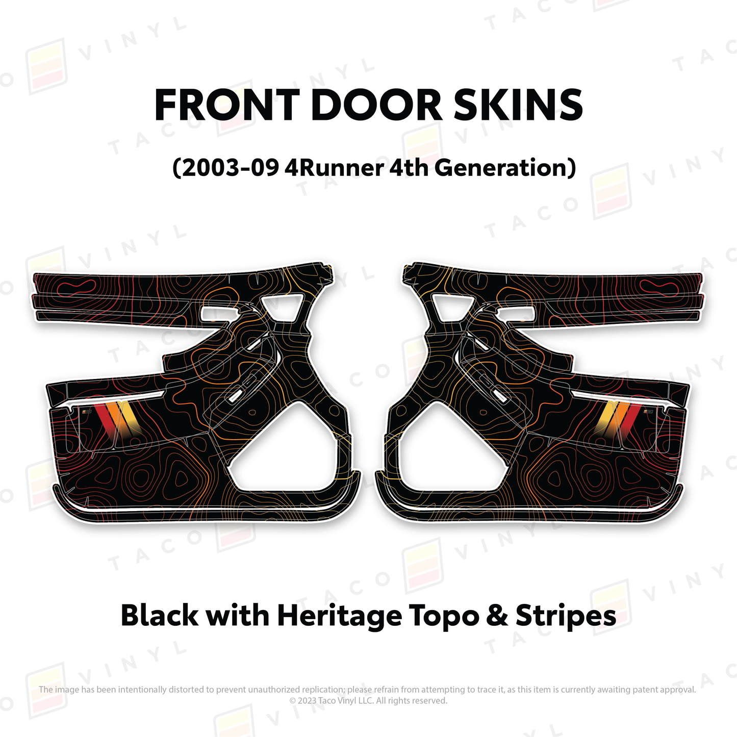 2003-2009 4Runner Door Skins