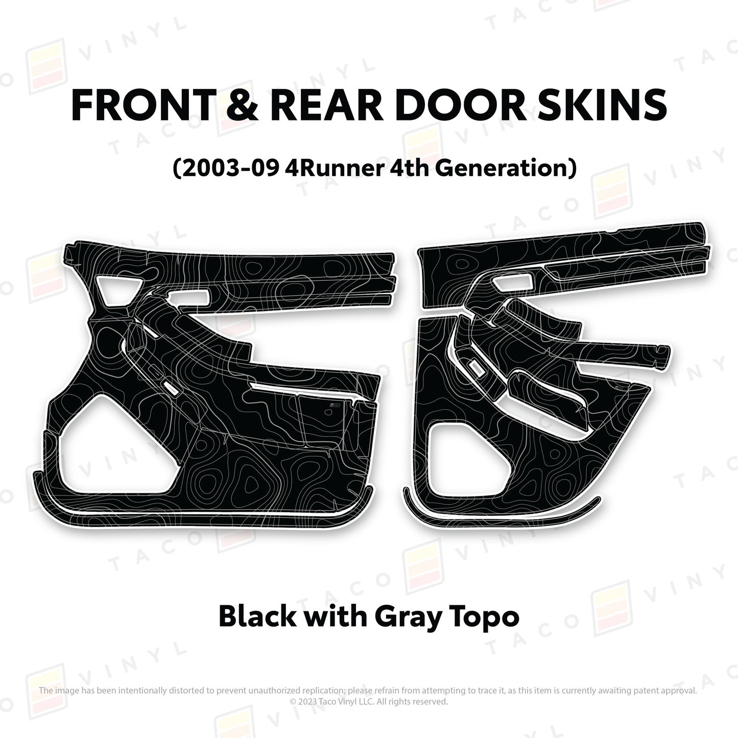 2003-2009 4Runner Door Skins