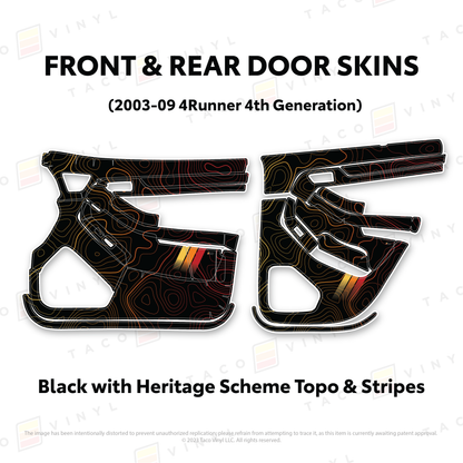 2003-2009 4Runner Door Skins