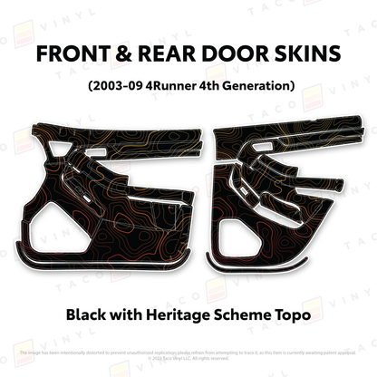 2003-2009 4Runner Door Skins
