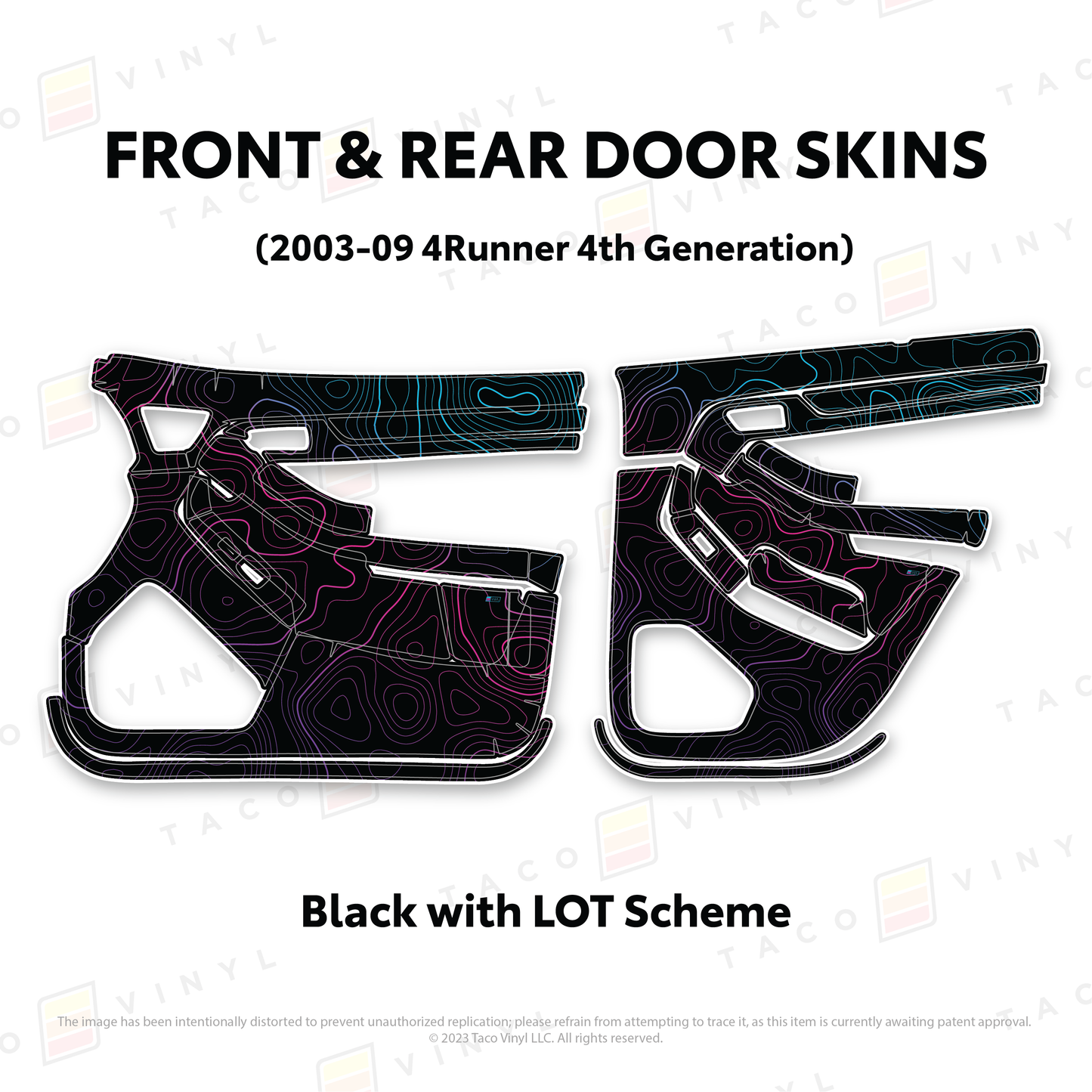 2003-2009 4Runner Door Skins