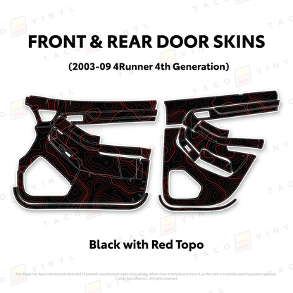 2003-2009 4Runner Door Skins
