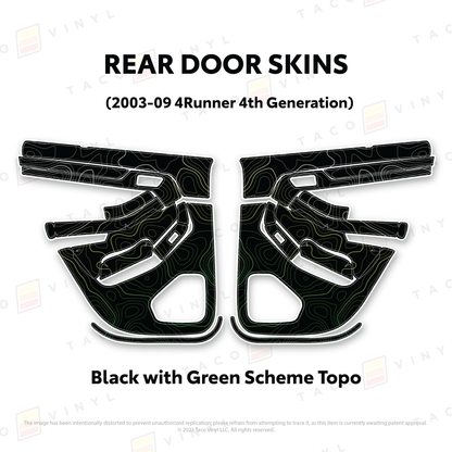 2003-2009 4Runner Door Skins