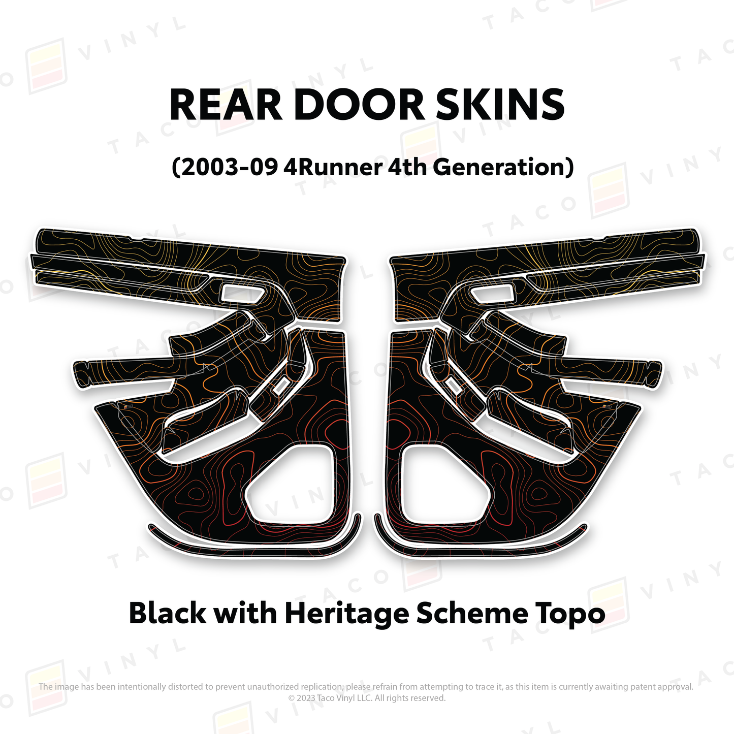 2003-2009 4Runner Door Skins