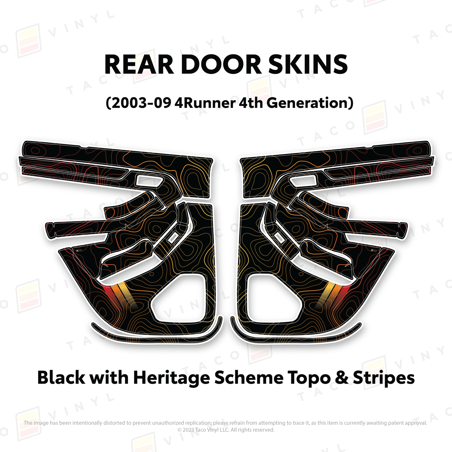 2003-2009 4Runner Door Skins