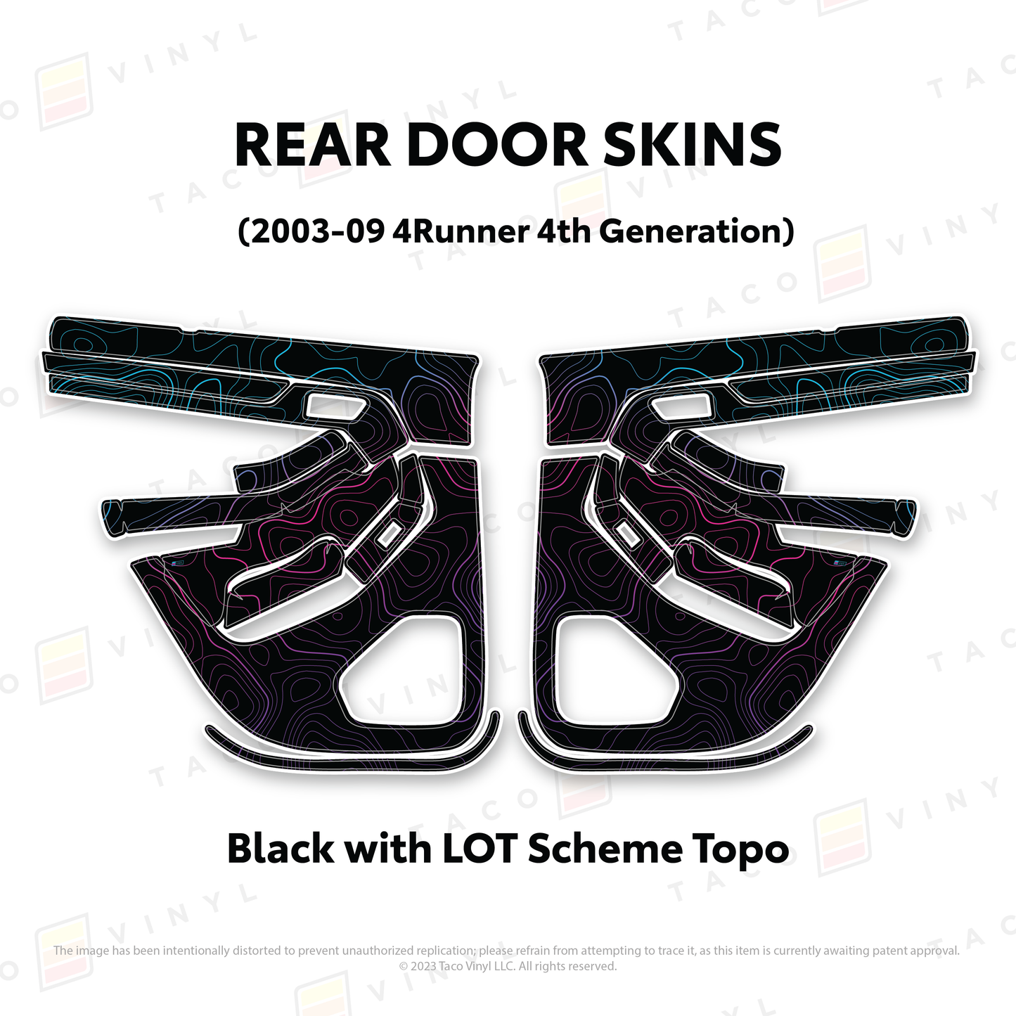 2003-2009 4Runner Door Skins