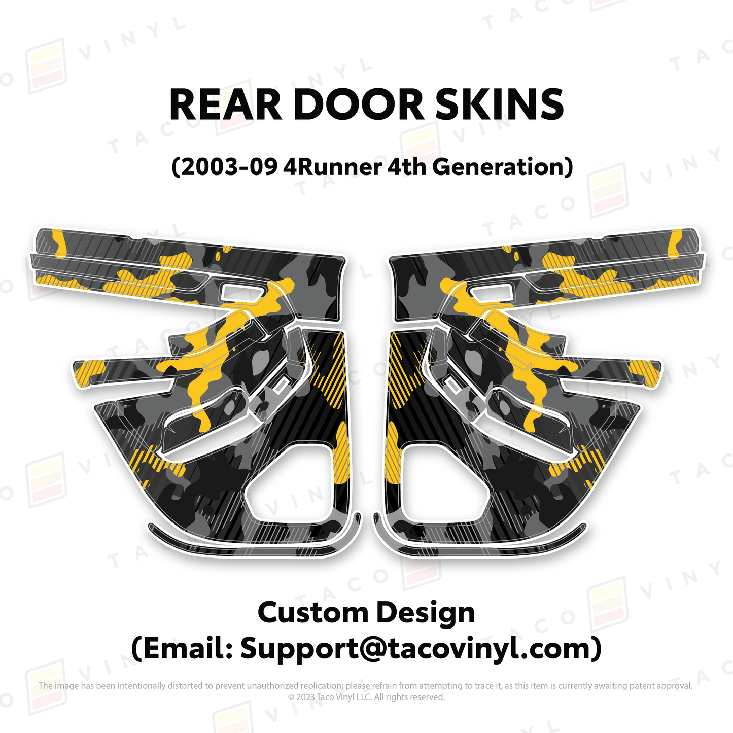 2003-2009 4Runner Door Skins