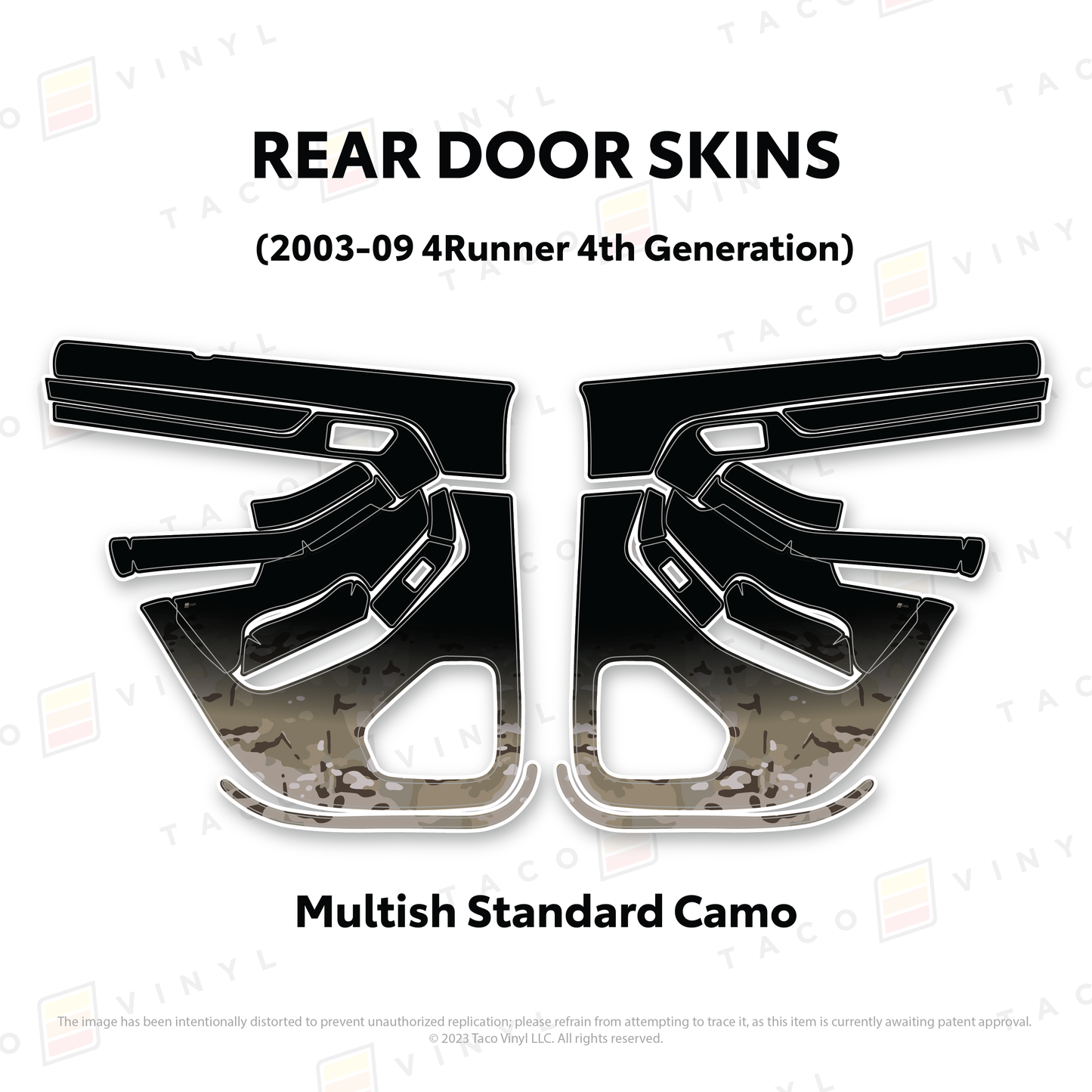 2003-2009 4Runner Door Skins