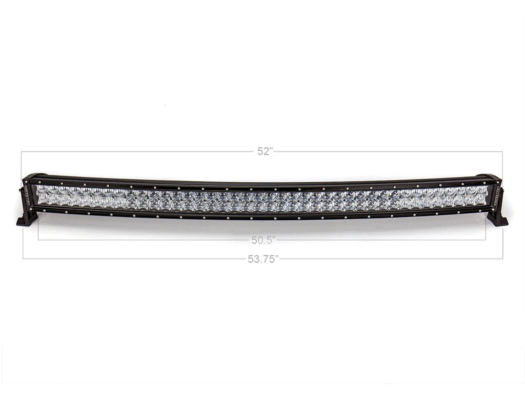 52" Curved LED Light Bar Roof Brackets Kit For 2003-2024 Toyota 4Runner