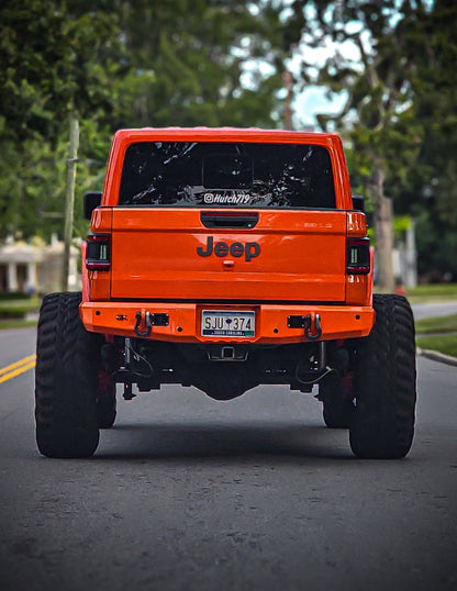 Gauntlet Rear Bumper for 2020+ Jeep Gladiator JT