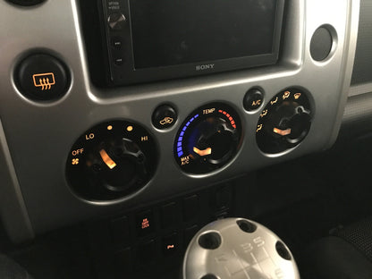 Climate Knobs (FJ Cruiser) - WHITE