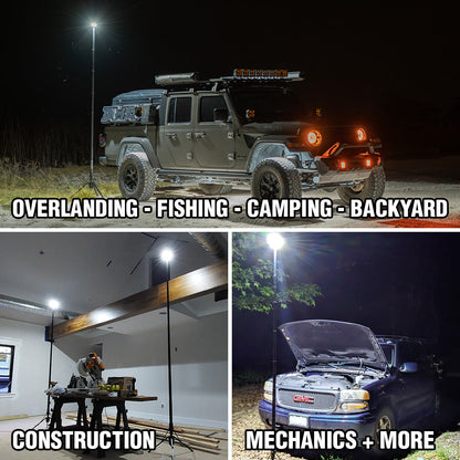 FLi-OVERLANDER 10' Telescoping Light with Wireless Remote