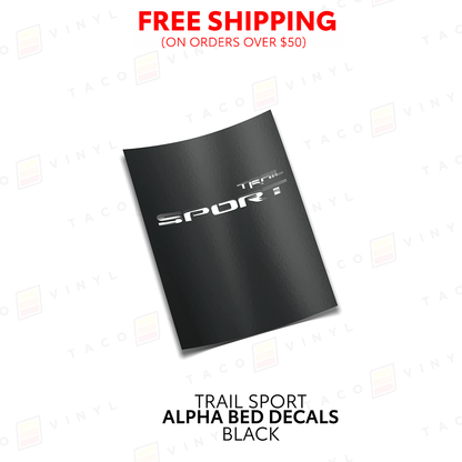Alpha Bed Decals