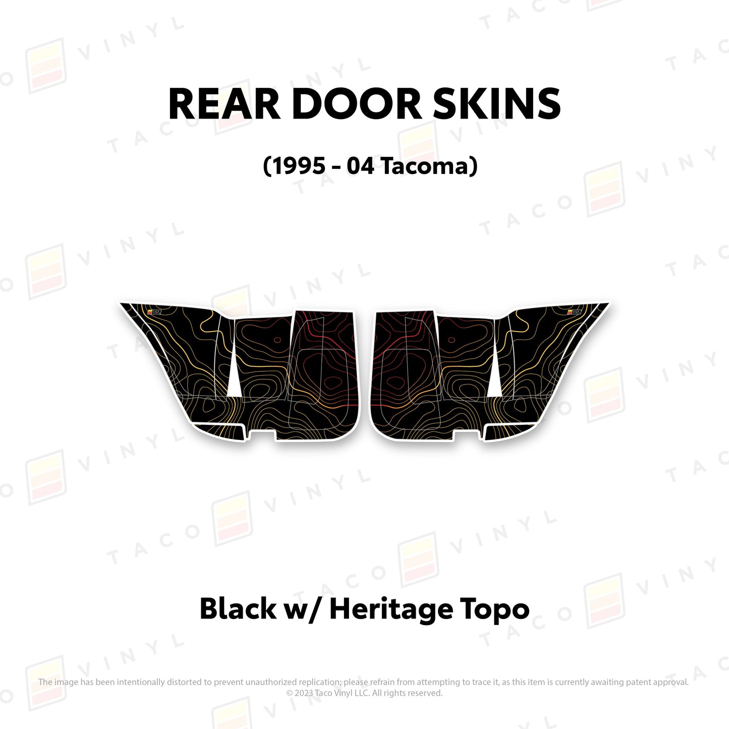 2010-24 4Runner Door Skins (Lower Section)