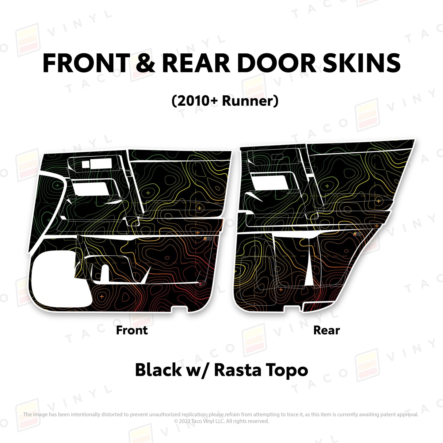 2010-24 4Runner Door Skins