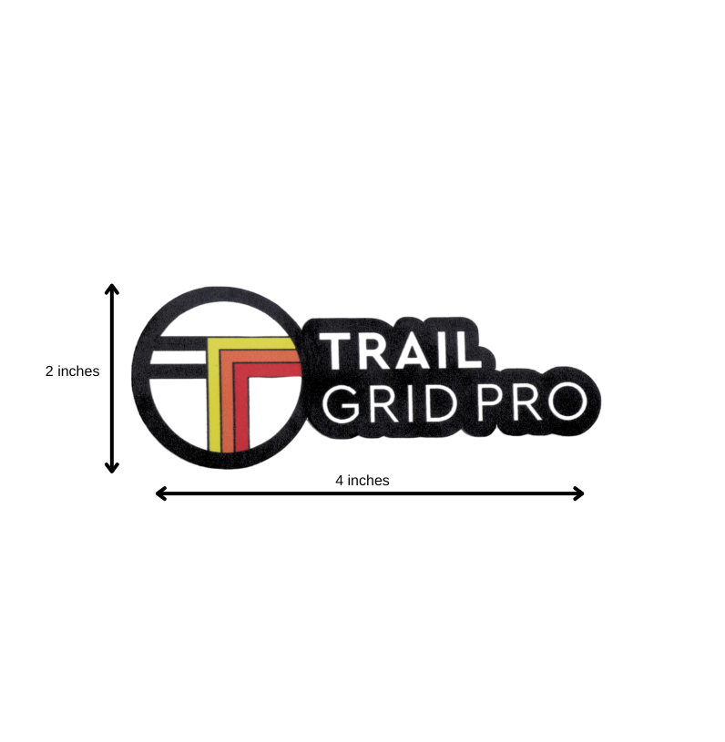 Trail Grid Pro "TRD" 4" Die Cut Sticker