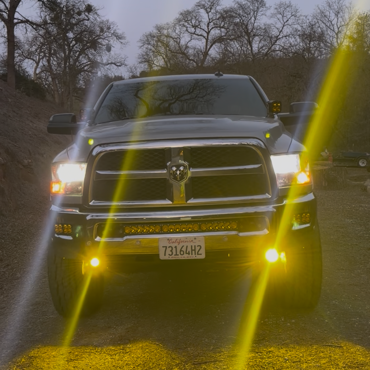 Ram 2500 & 3500 Steerable Knuckle Pod Light Mounts (2014-2018)