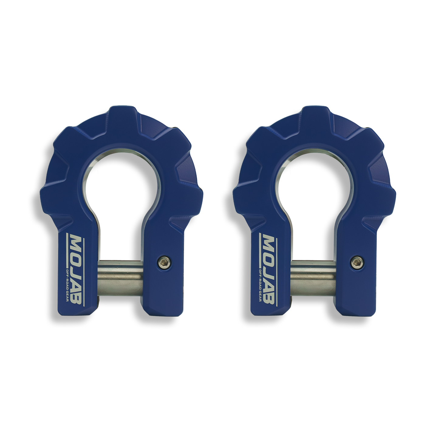 3/4'' Extreme duty Aluminum D-Shackle set (9T)-Ceramic coated (LIFETIME WARRANTY*)-Raw Shackles and Red are scheduled for delivery during the week commencing July 6th