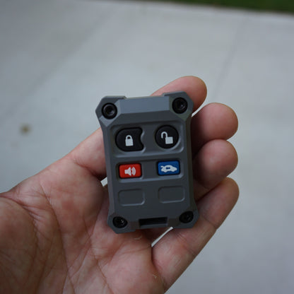 Injection Fob IF033 (Ford 4 Button) - GRAY