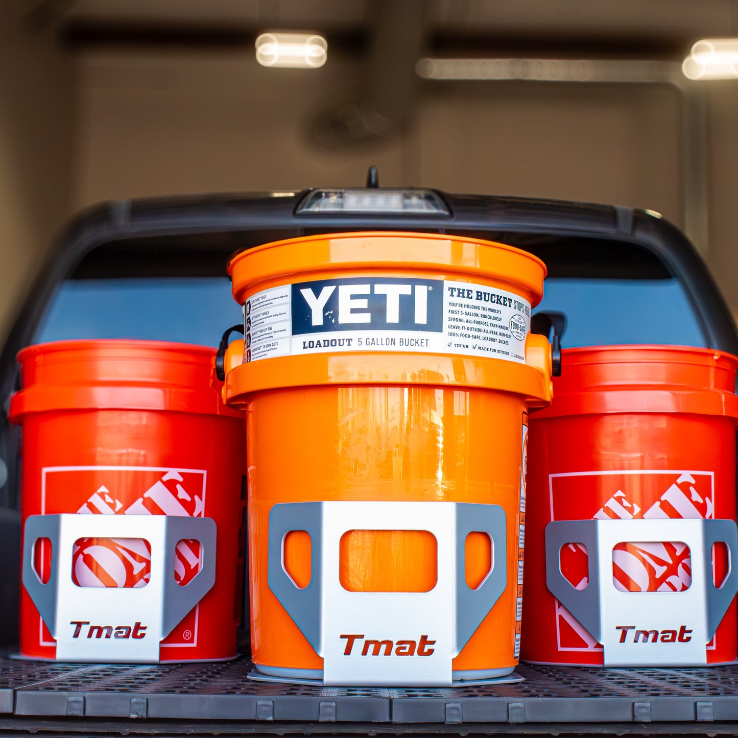 Tmat 5-Gallon Bucket Holder with Tmat Anchors