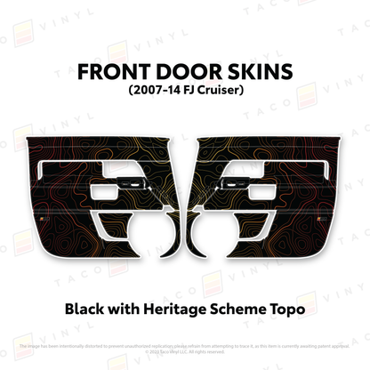 FJ Cruiser Door Skins