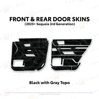 2023+ Sequoia Door Skins