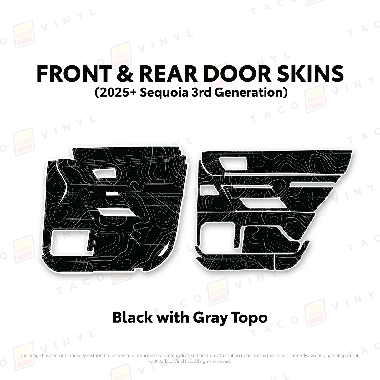 2023+ Sequoia Door Skins