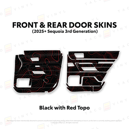 2023+ Sequoia Door Skins