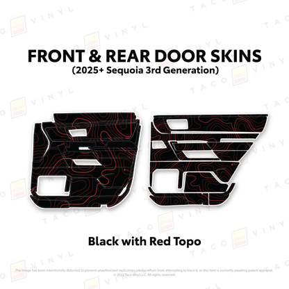 2023+ Sequoia Door Skins