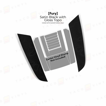 2024+ Tacoma/2025+ 4Runner Fury Hood Scoop Stamp